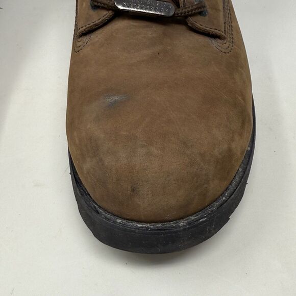 Rockport Waterproof Chukka Boots Mens 13 N Narrow Brown Leather Preppy Gorpcore - Picture 7 of 16